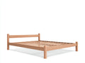 Letto matrimoniale - Legno di pino - 208x168x80 cm - Naturale - Minimalista